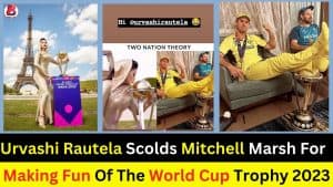 Urvashi Scolds Mitchell World Cup Trophy
